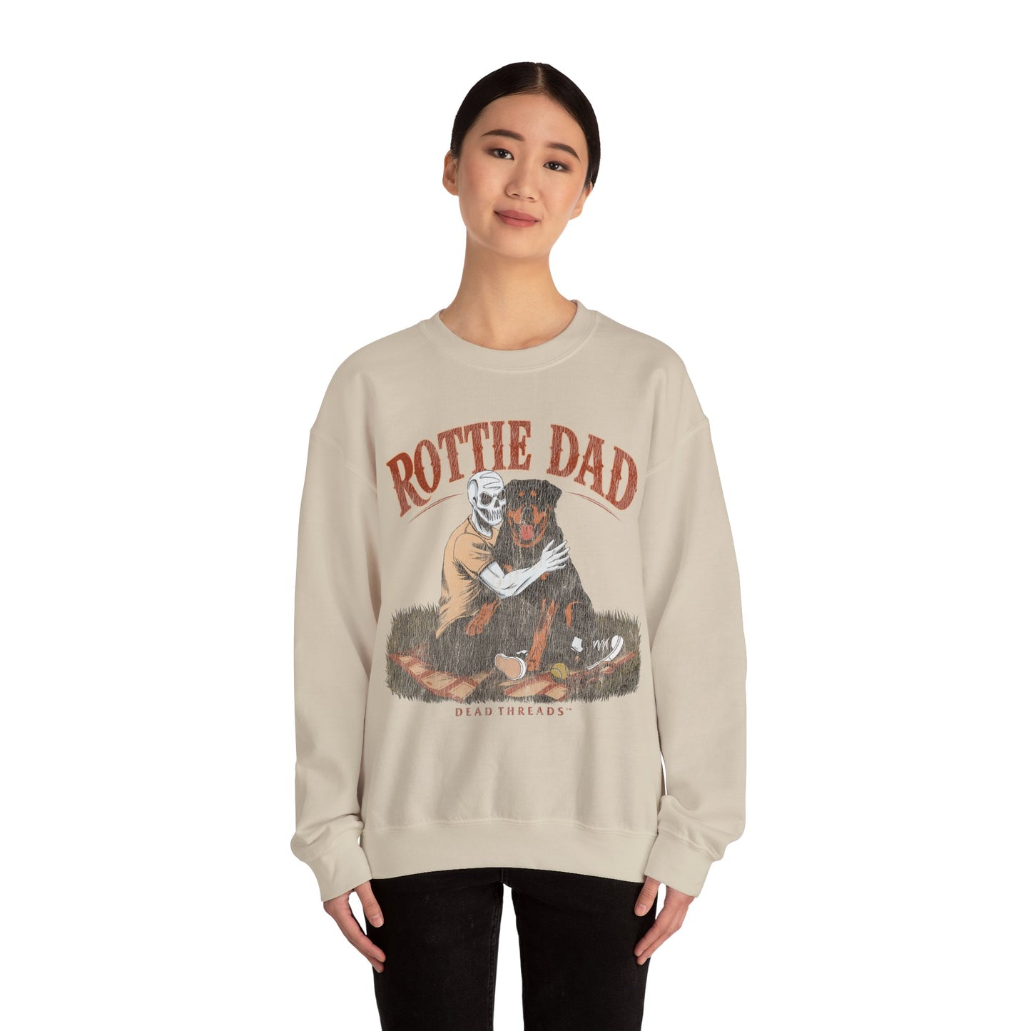 ROTTIE DAD - CREWNECK SWEATSHIRT