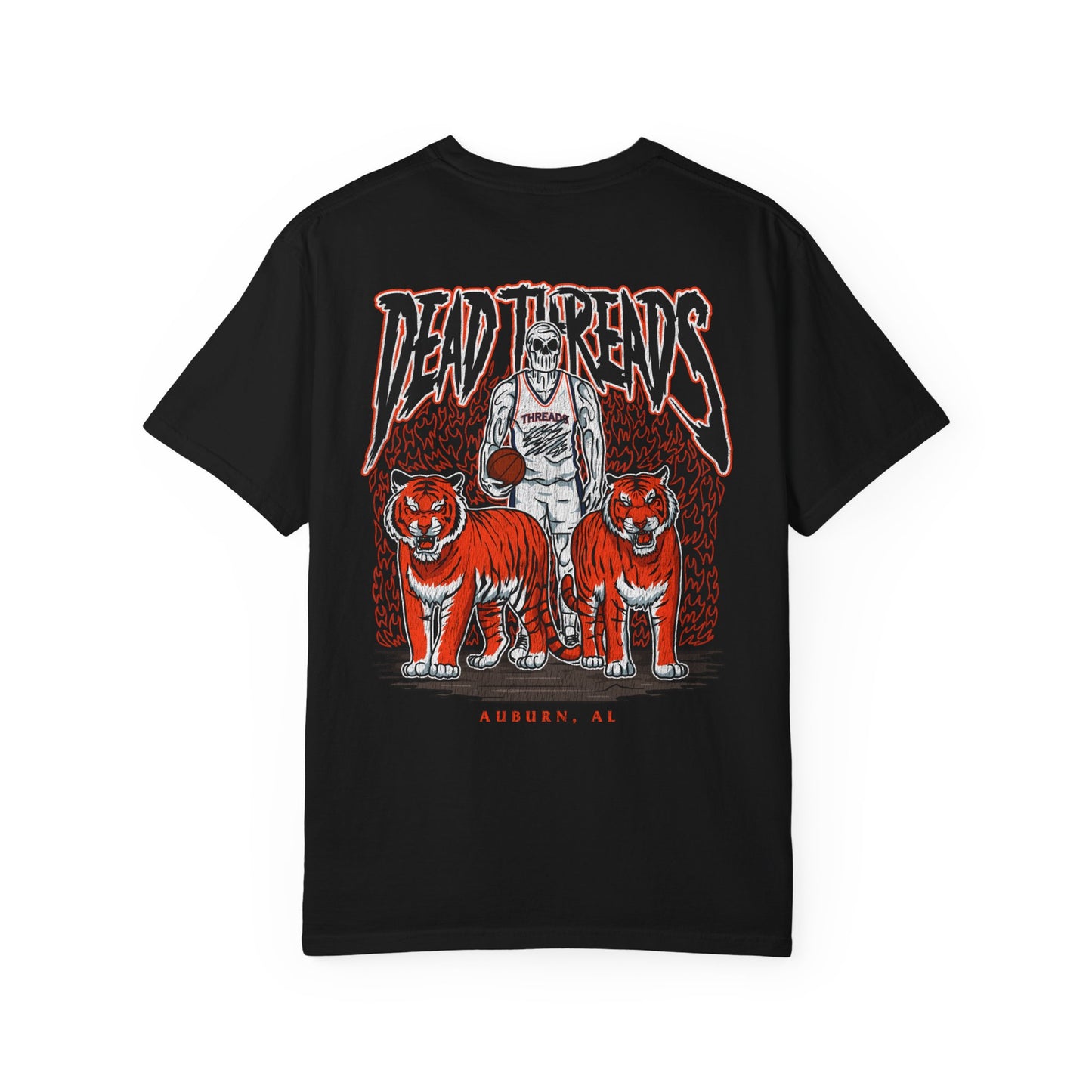 AUBURN BASKETBALL - “3 SKULL” PREMIUM T-SHIRT