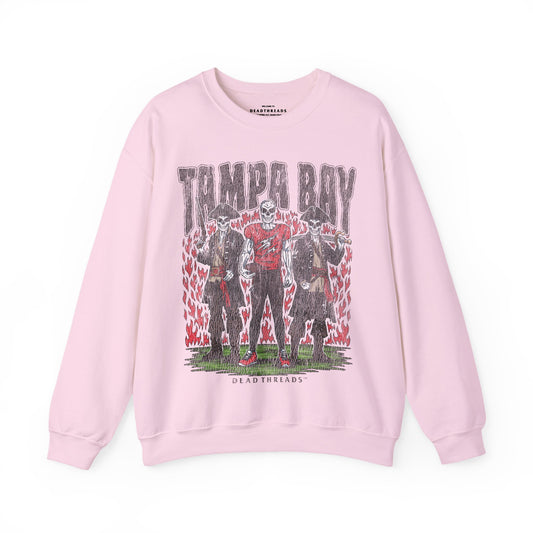 TAMPA BAY FOOTBALL v2 CREWNECK SWEATSHIRT - PINK