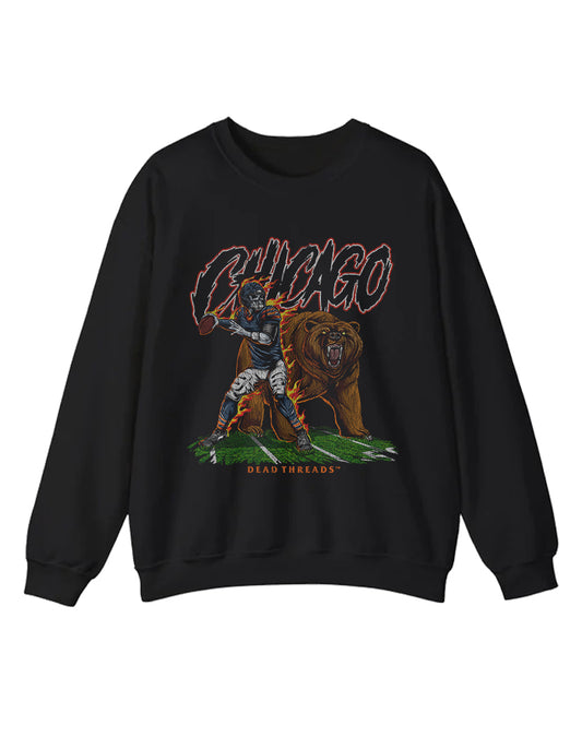 CHICAGO FOOTBALL v2 CREWNECK SWEATSHIRT