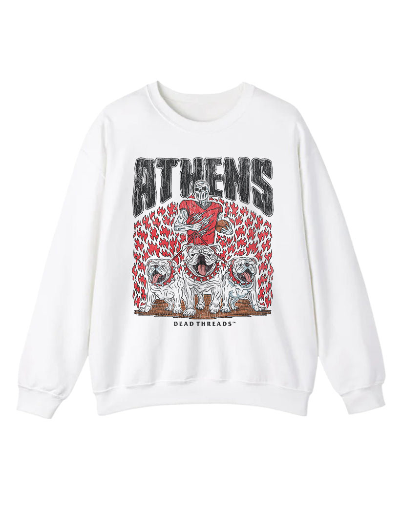 ATHENS FOOTBALL CREWNECK SWEATSHIRT