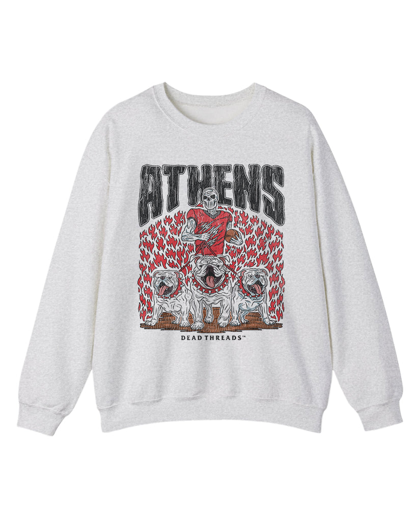 ATHENS FOOTBALL CREWNECK SWEATSHIRT