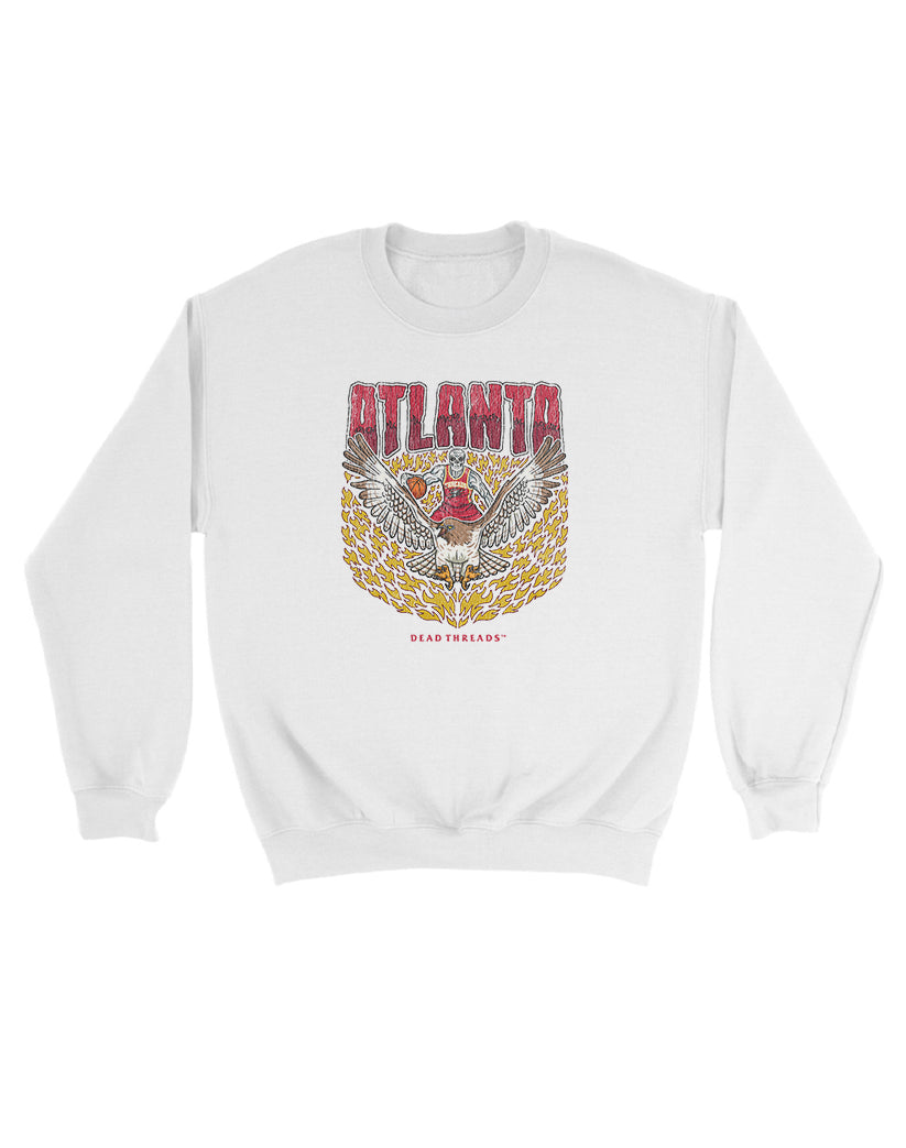 ATLANTA BASKETBALL KIDS CREWNECK SWEATSHIRT