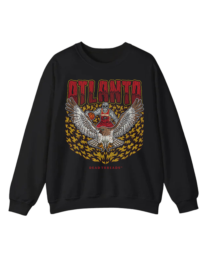 ATLANTA BASKETBALL CREWNECK SWEATSHIRT