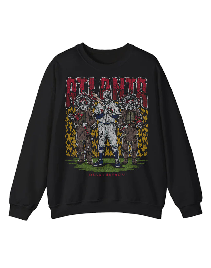 ATLANTA BASEBALL CREWNECK SWEATSHIRT