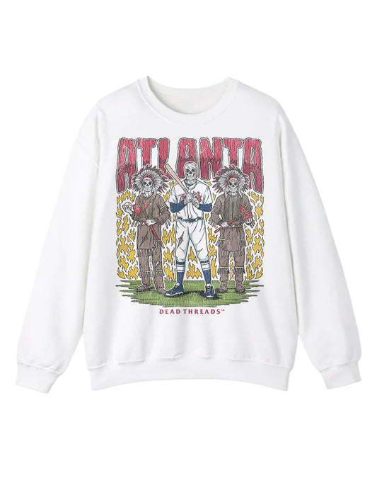 ATLANTA BASEBALL CREWNECK SWEATSHIRT