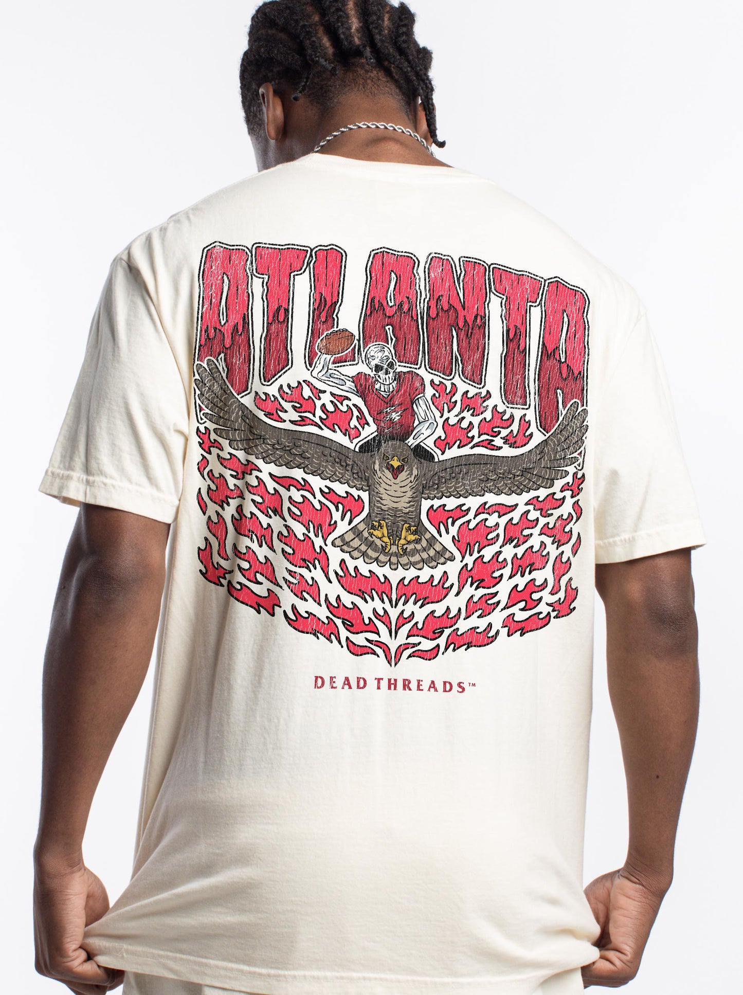 ATLANTA FOOTBALL - “3 SKULL” PREMIUM T-SHIRT
