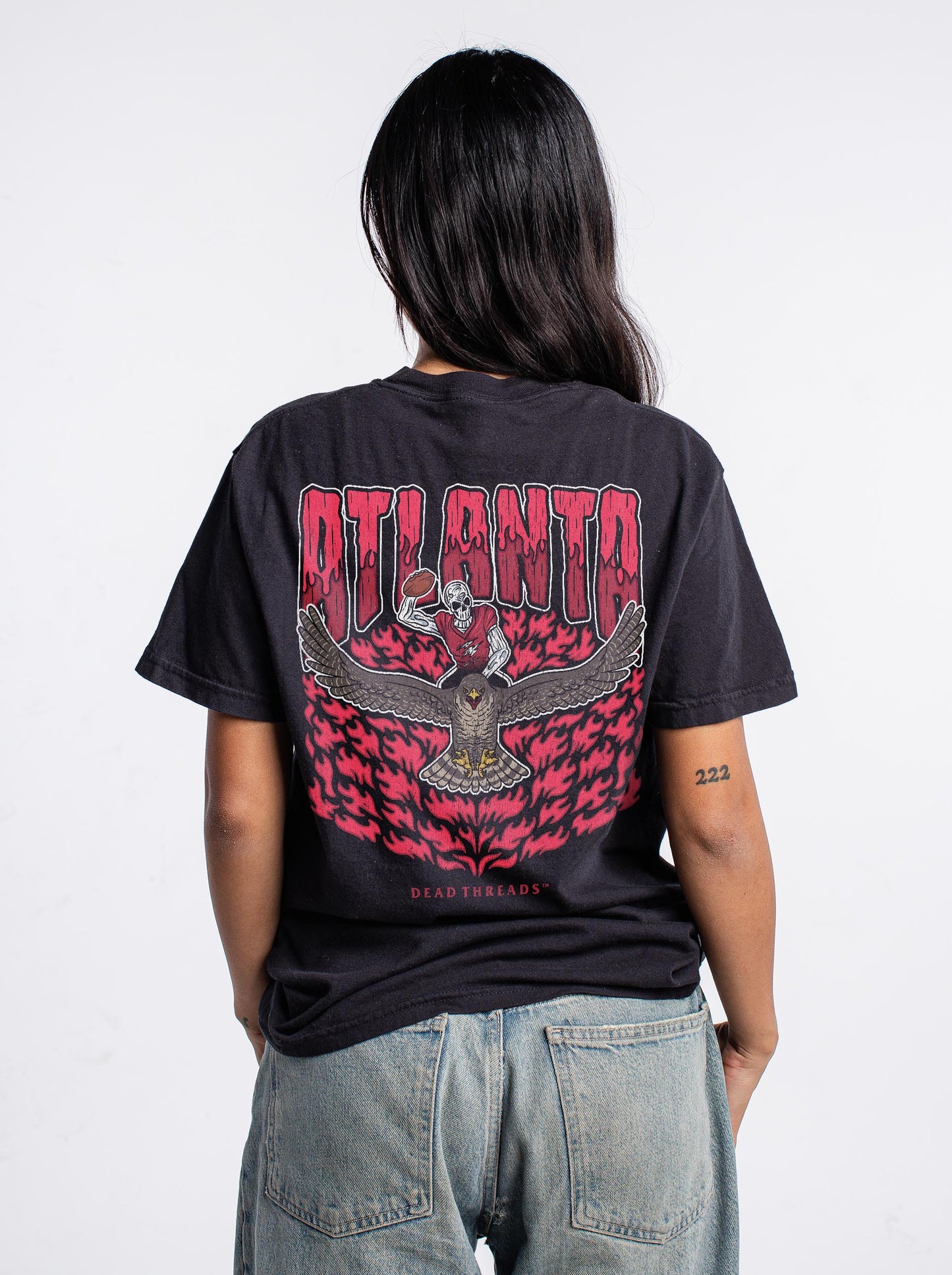 ATLANTA FOOTBALL - “3 SKULL” PREMIUM T-SHIRT