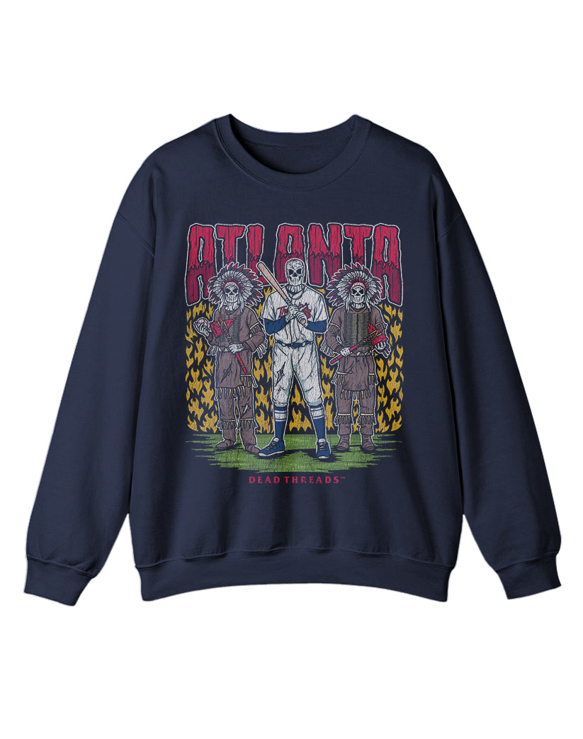 ATLANTA BASEBALL CREWNECK SWEATSHIRT