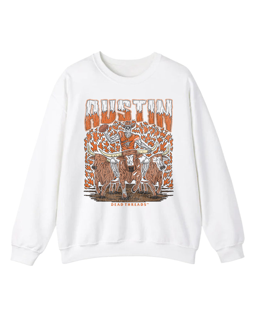AUSTIN FOOTBALL CREWNECK SWEATSHIRT