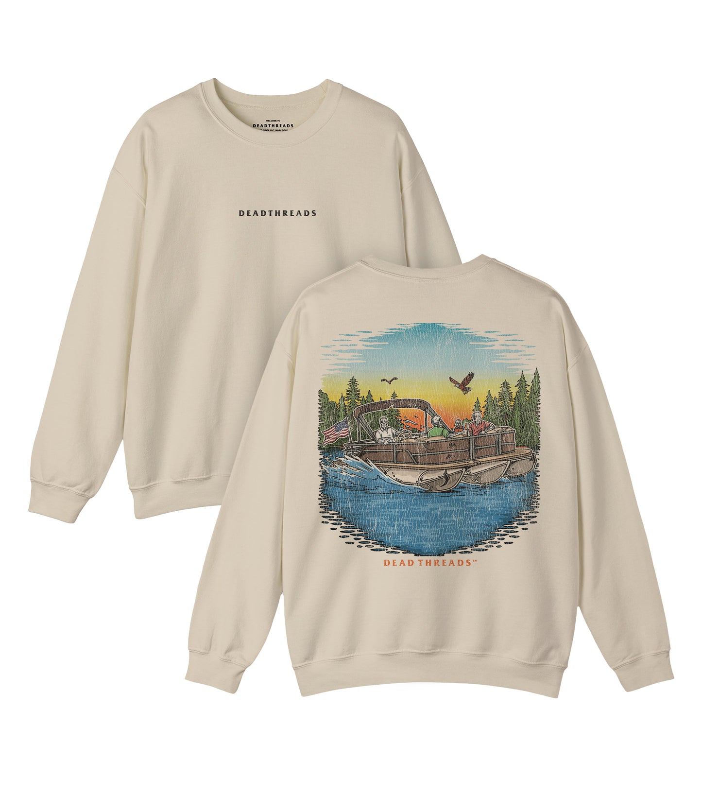 ANCHOR MANAGEMENT - “DT ESSENTIAL" CREWNECK SWEATSHIRT