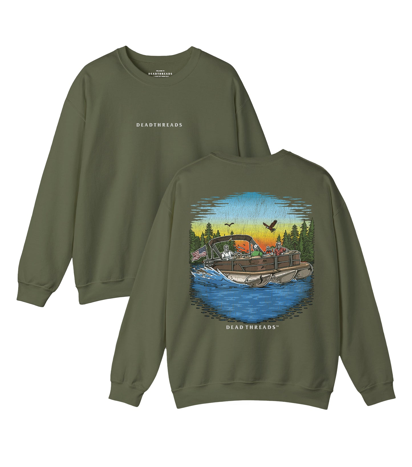 ANCHOR MANAGEMENT - “DT ESSENTIAL" CREWNECK SWEATSHIRT