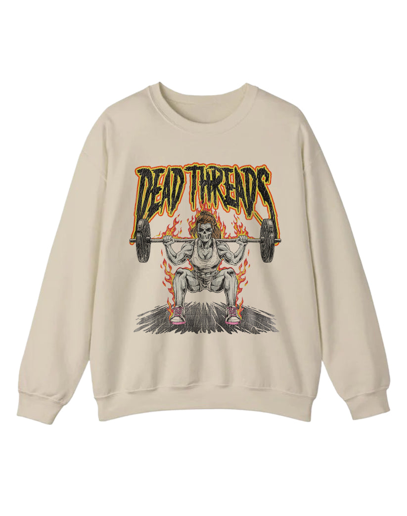 "BACK BREAKER, XX" CREWNECK SWEATSHIRT