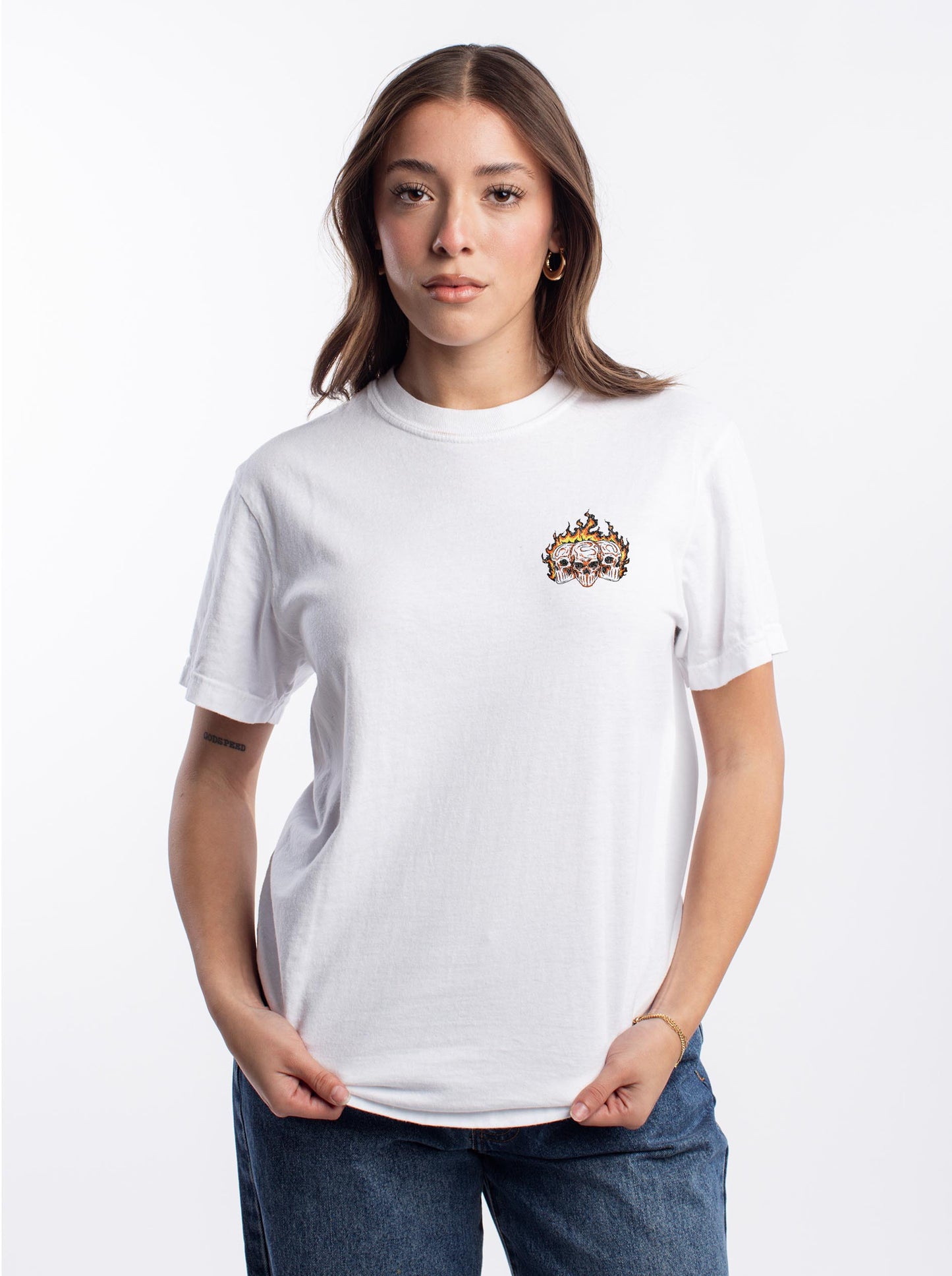 "BACK BREAKER, XX" - “3 SKULL” PREMIUM T-SHIRT