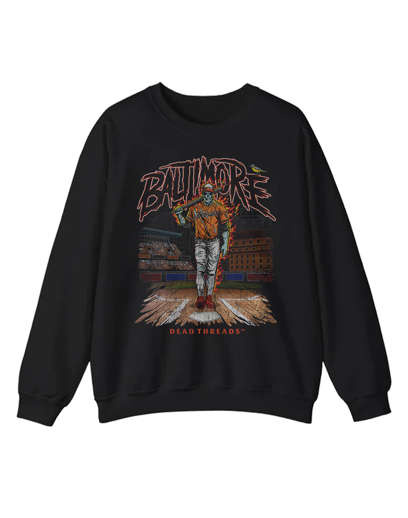 BALTIMORE BASEBALL CREWNECK SWEATSHIRT