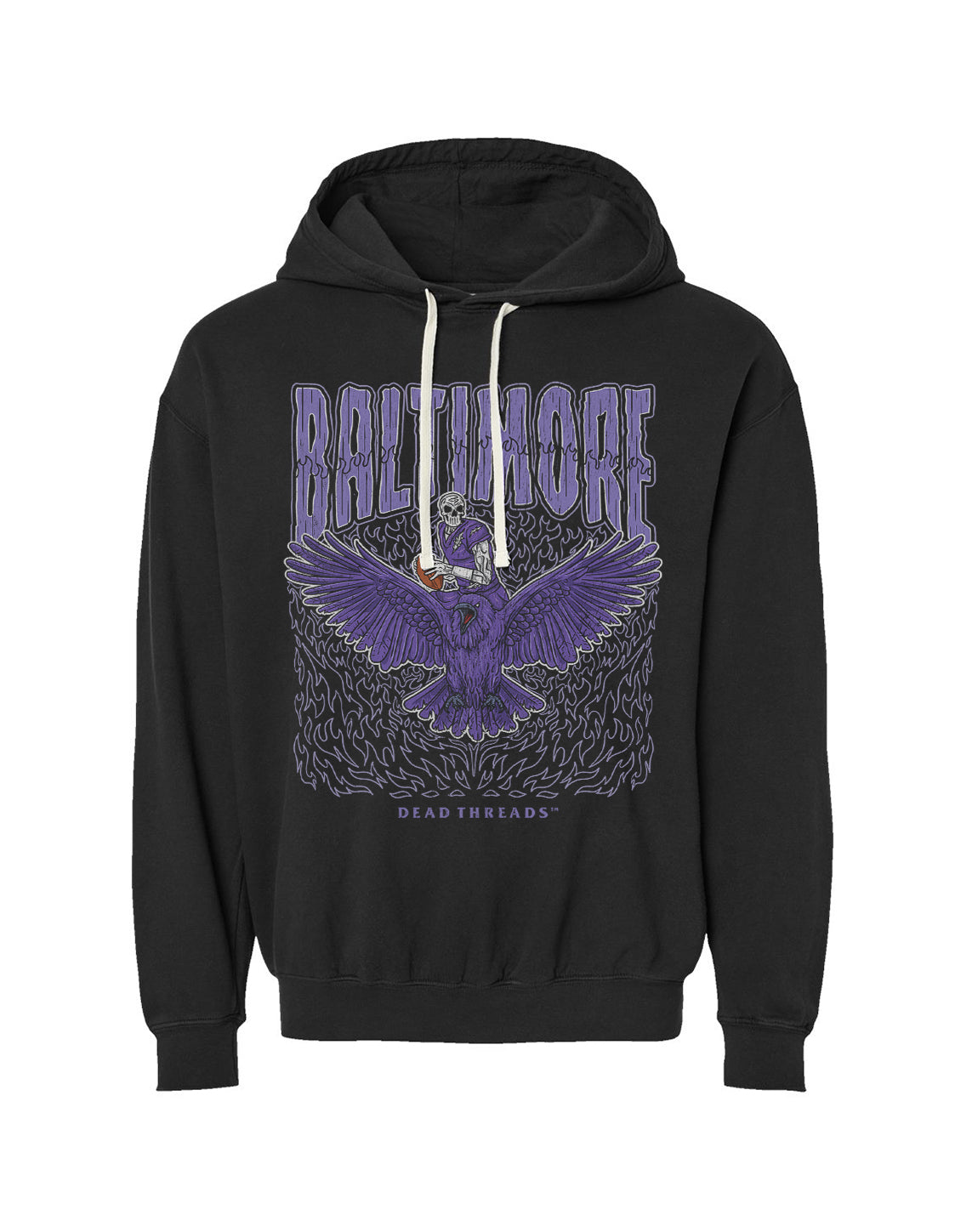 BALTIMORE FOOTBALL v1 - LIGHTWEIGHT HOODIE