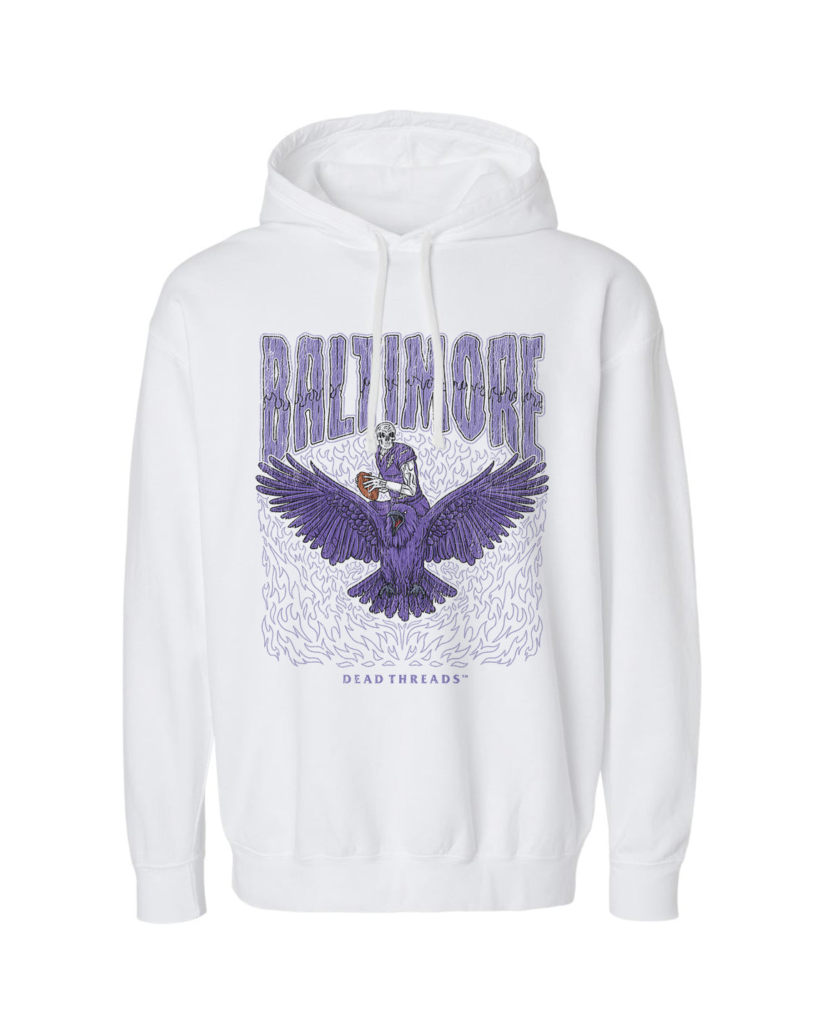 BALTIMORE FOOTBALL v1 - LIGHTWEIGHT HOODIE