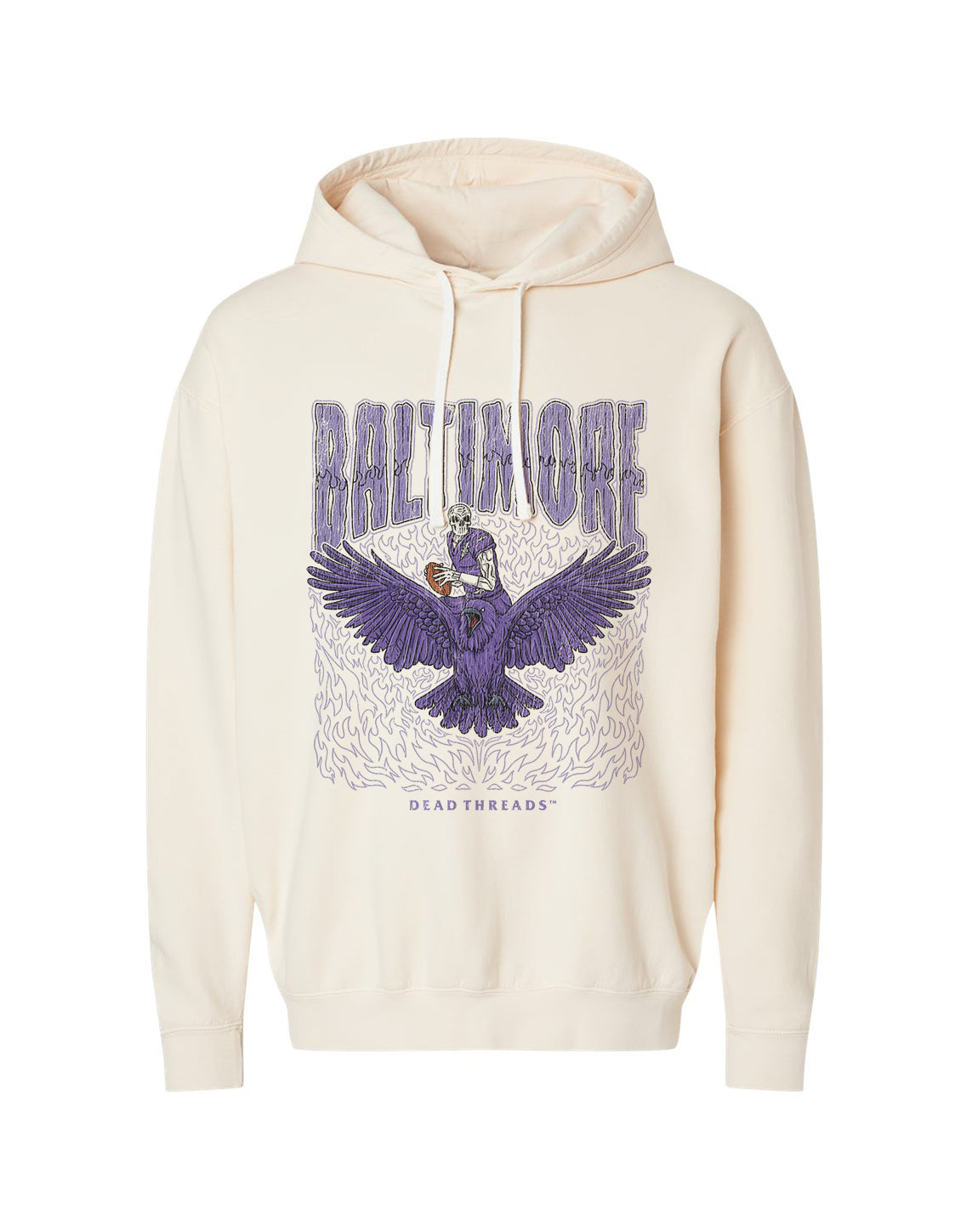 BALTIMORE FOOTBALL v1 - LIGHTWEIGHT HOODIE
