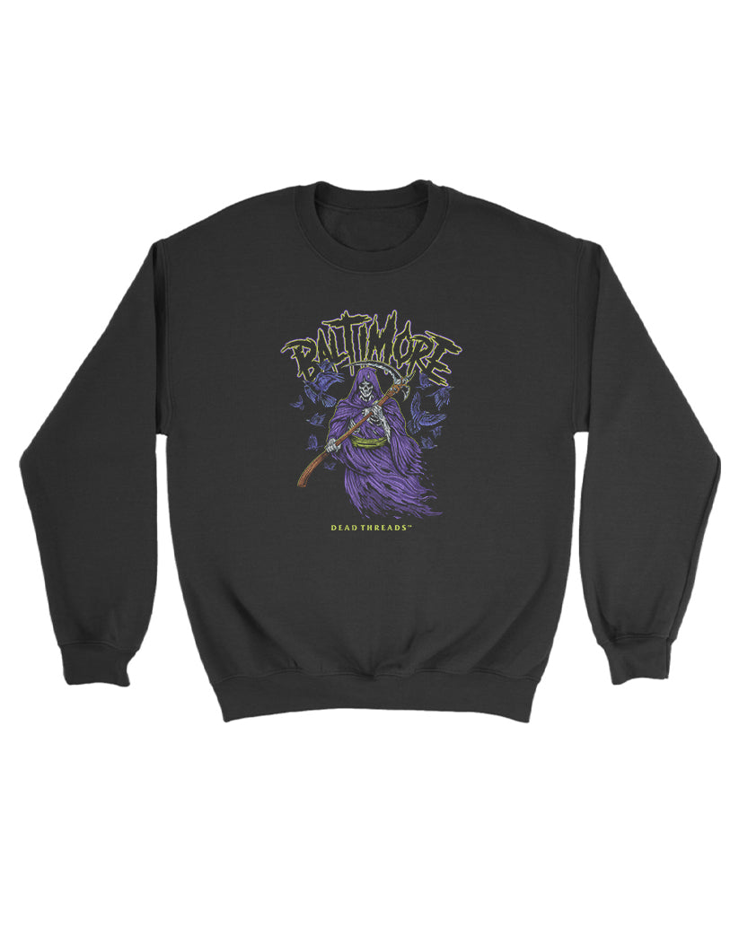 BALTIMORE FOOTBALL v2 KIDS CREWNECK SWEATSHIRT