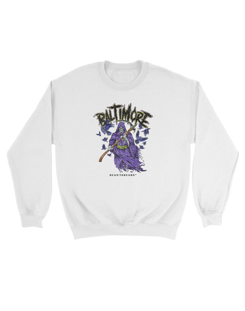 BALTIMORE FOOTBALL v2 KIDS CREWNECK SWEATSHIRT