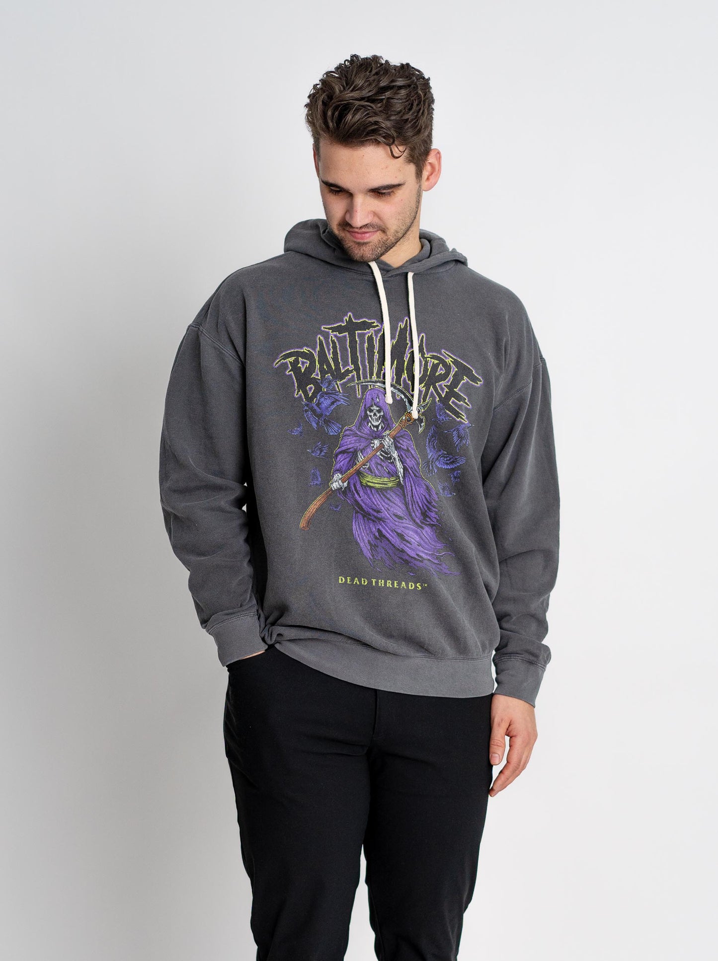 BALTIMORE FOOTBALL v2 - LIGHTWEIGHT HOODIE