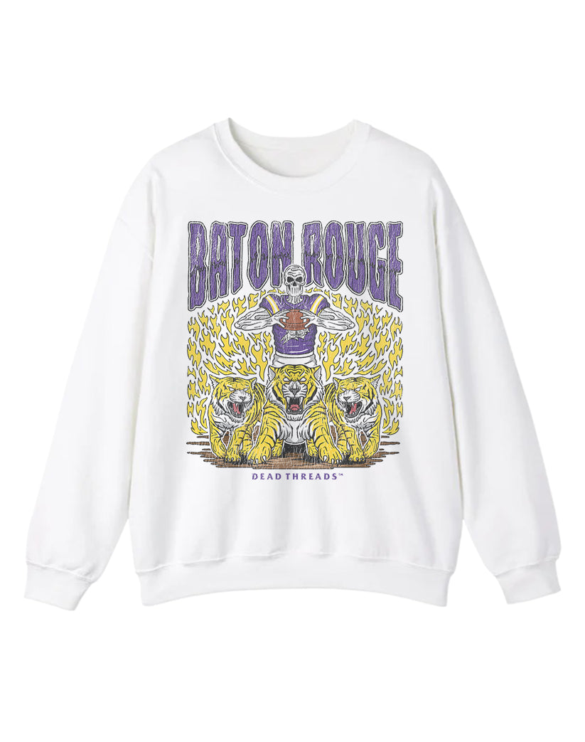 BATON ROUGE FOOTBALL CREWNECK SWEATSHIRT