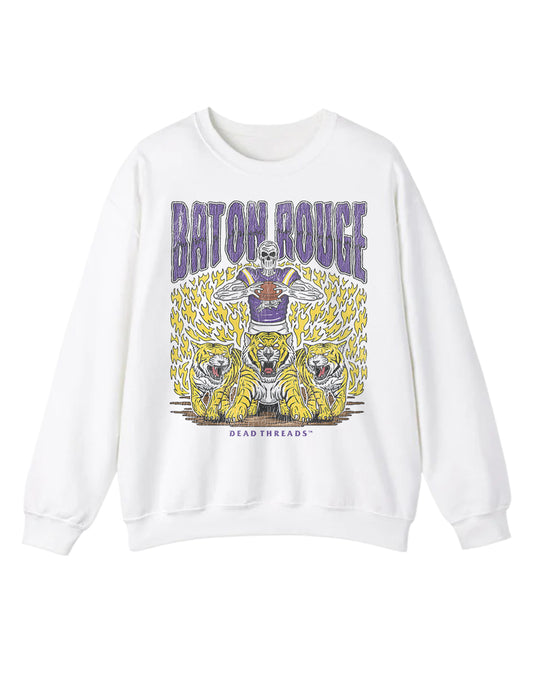 BATON ROUGE FOOTBALL CREWNECK SWEATSHIRT