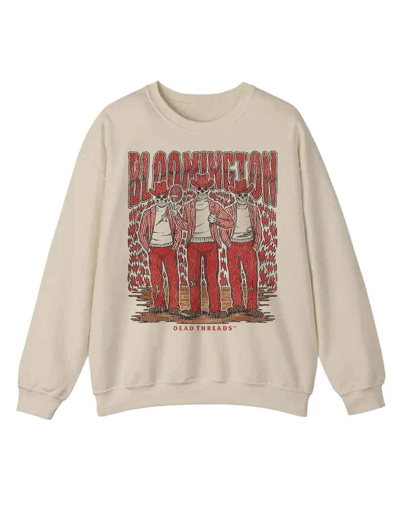BLOOMINGTON FOOTBALL CREWNECK SWEATSHIRT