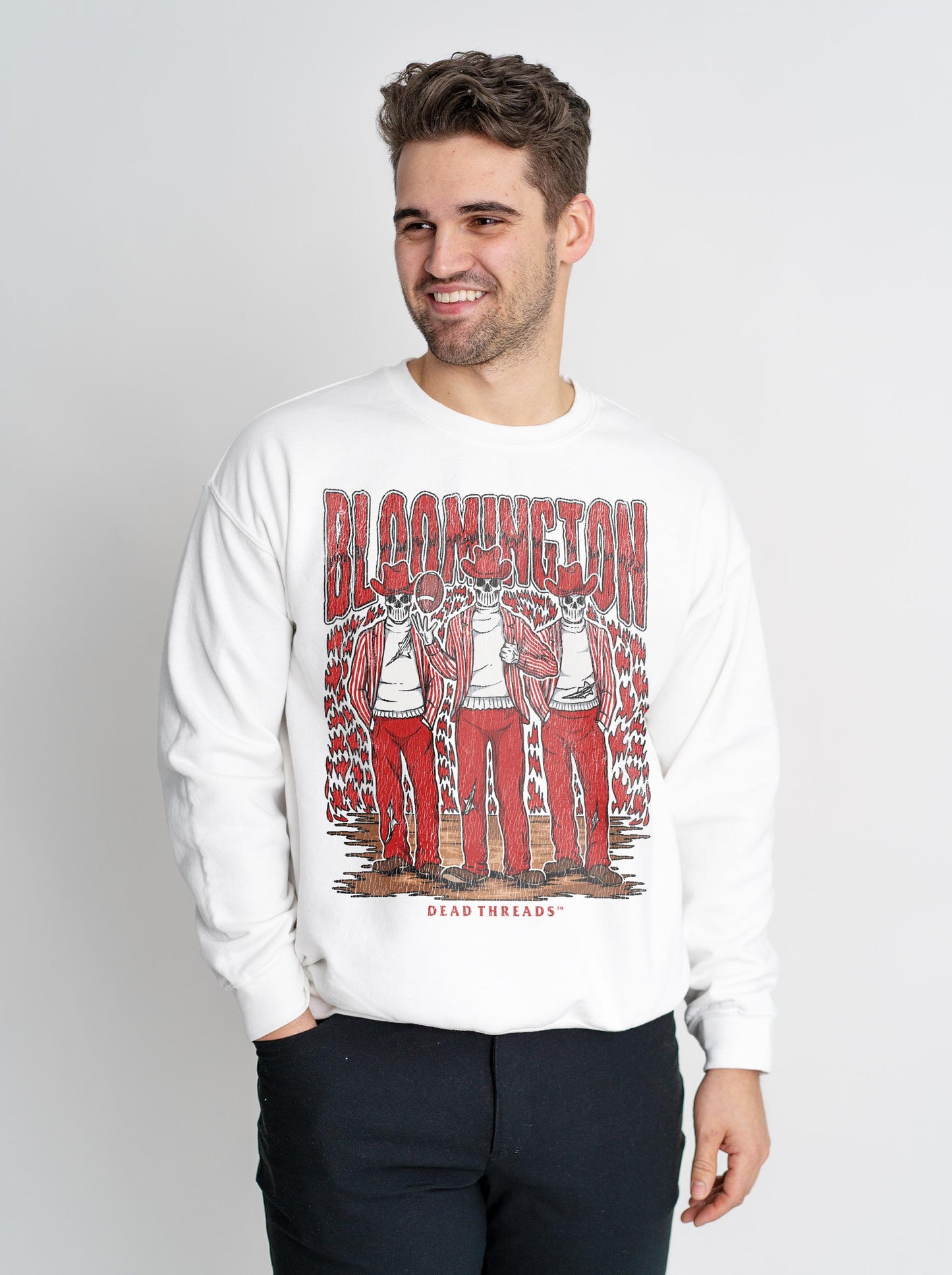BLOOMINGTON FOOTBALL CREWNECK SWEATSHIRT