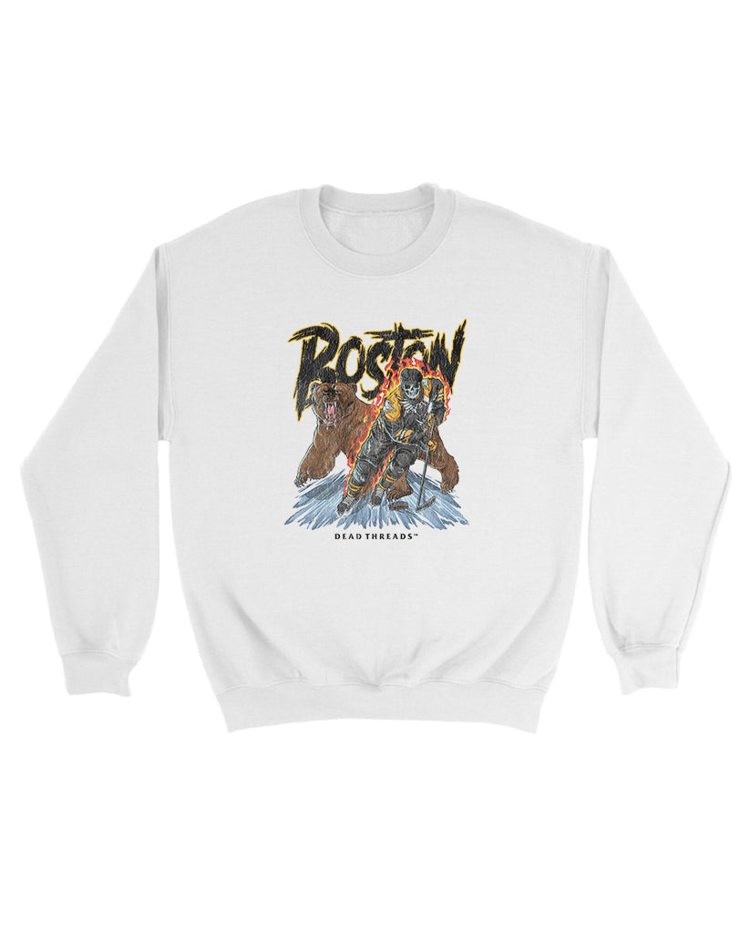 BOSTON HOCKEY KIDS CREWNECK SWEATSHIRT
