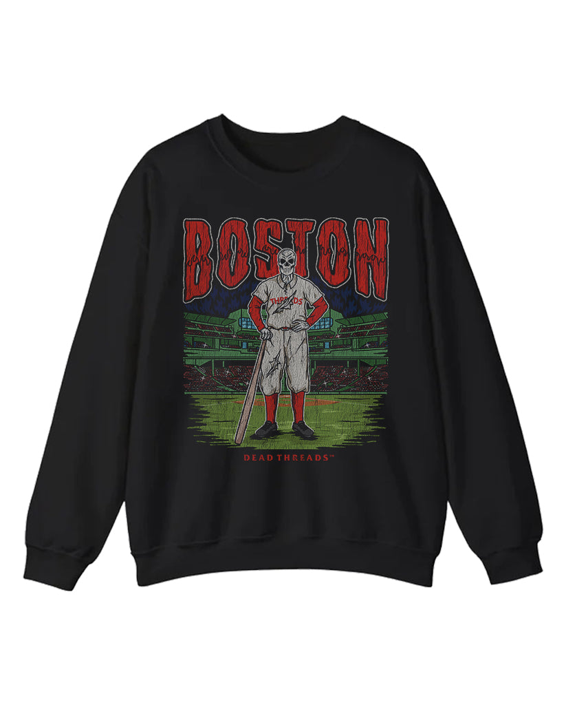BOSTON BASEBALL CREWNECK SWEATSHIRT