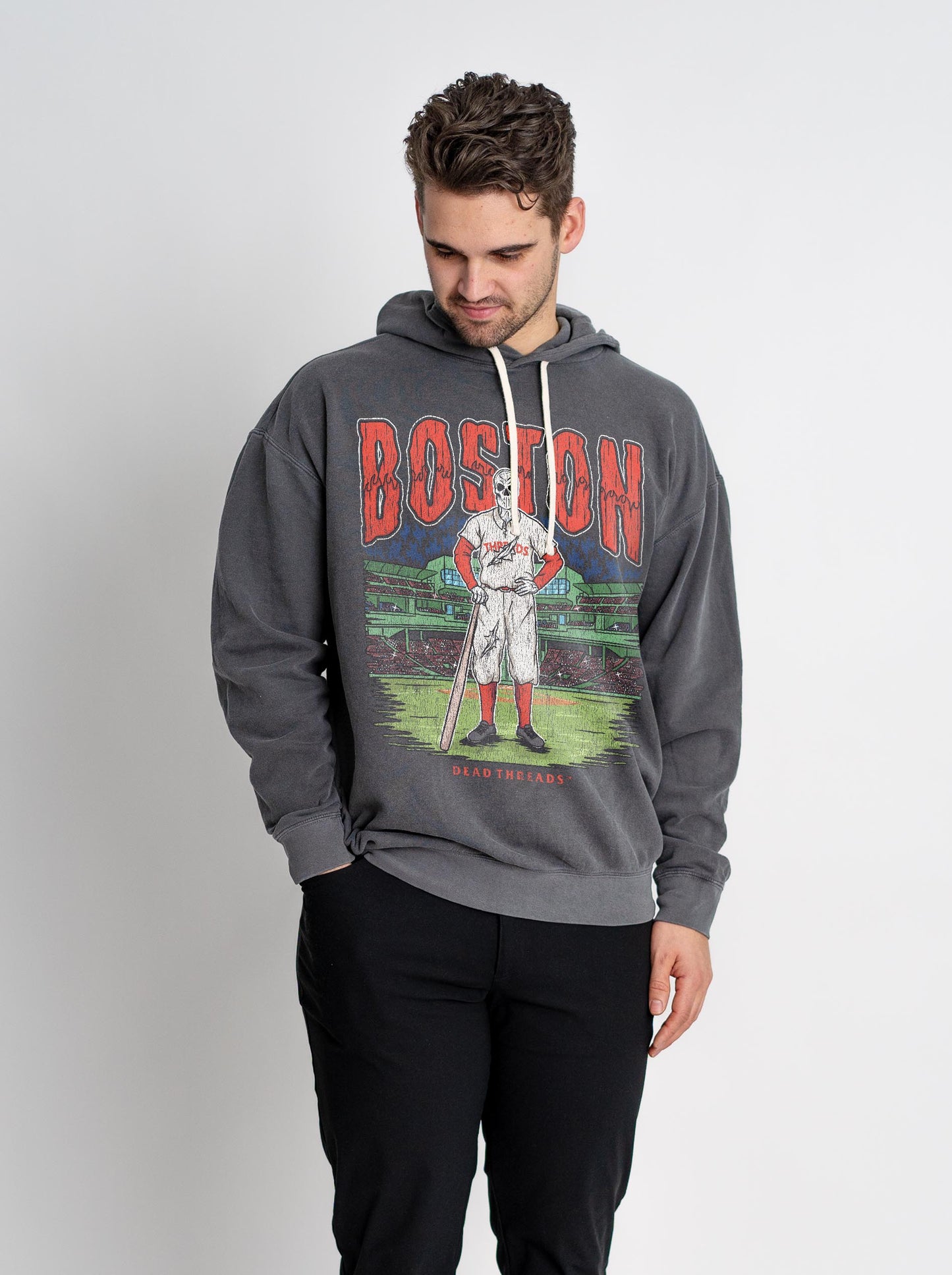 BOSTON BASEBALL - LIGHTWEIGHT HOODIE