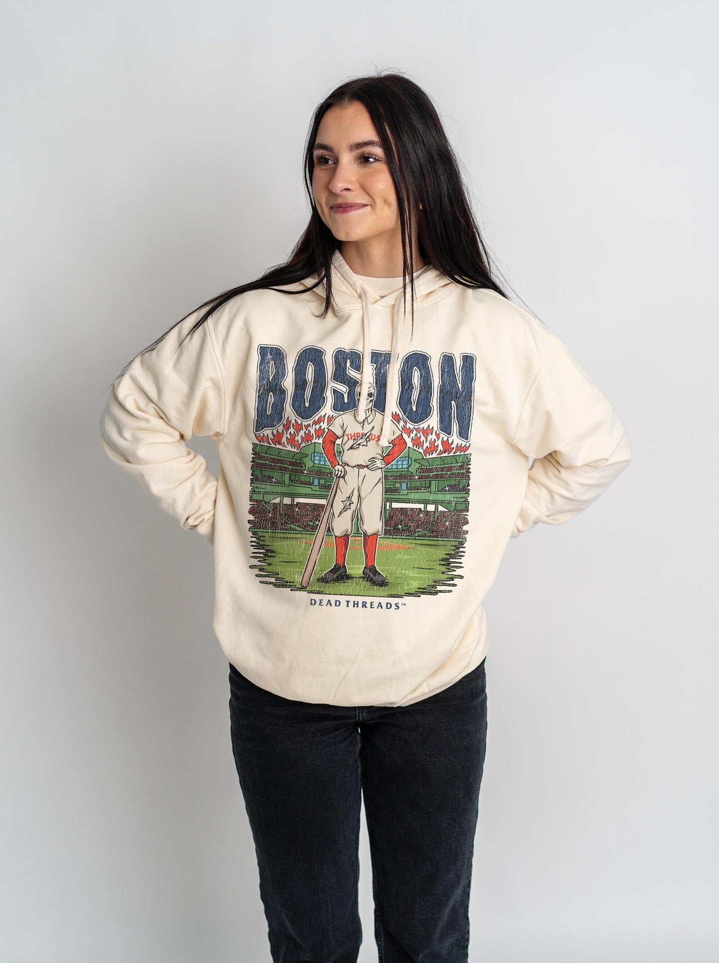 BOSTON BASEBALL - LIGHTWEIGHT HOODIE