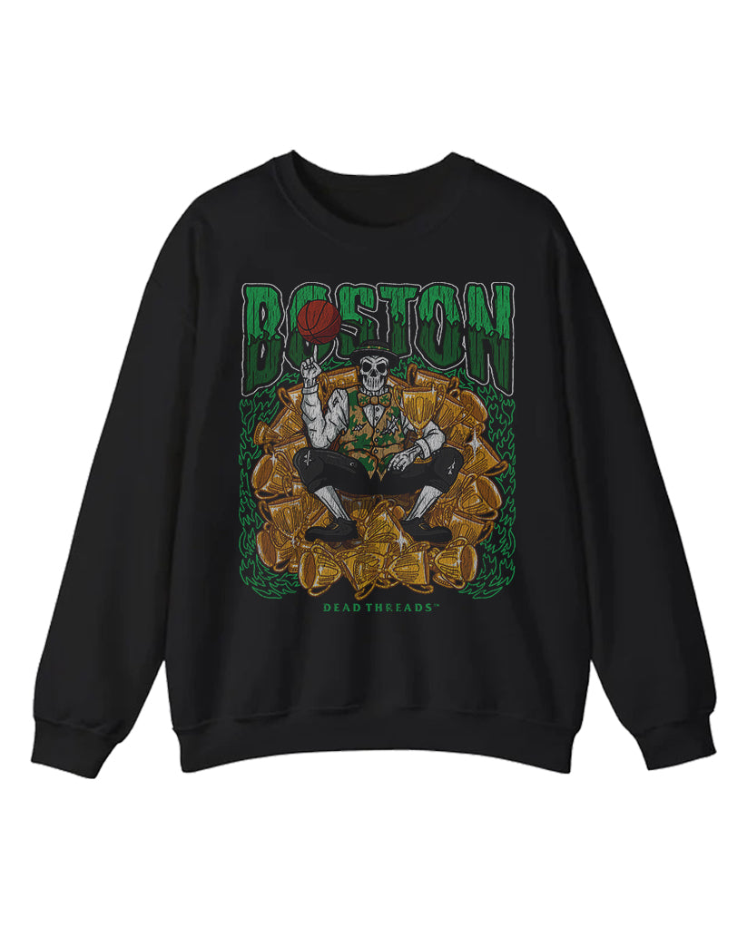 BOSTON BASKETBALL CREWNECK SWEATSHIRT