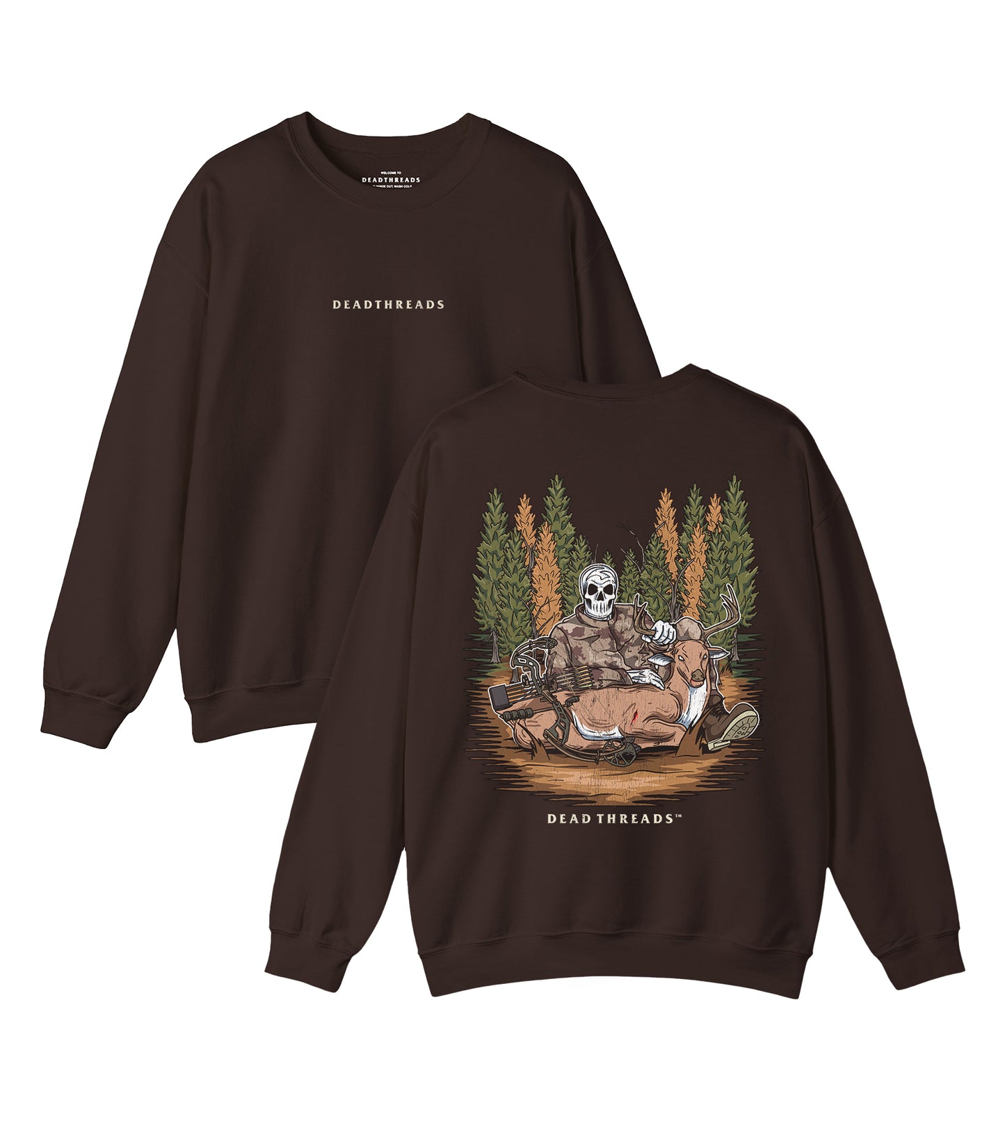 BOW HUNTING - “DT ESSENTIAL" CREWNECK SWEATSHIRT