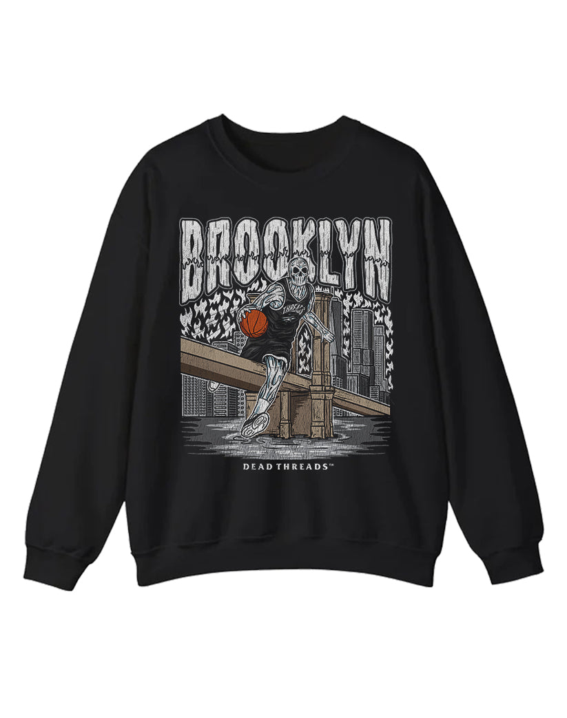 BROOKLYN BASKETBALL CREWNECK SWEATSHIRT