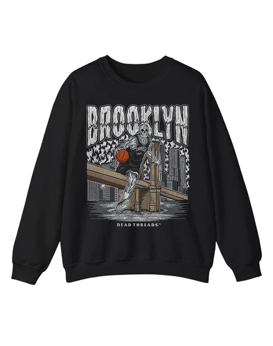 BROOKLYN BASKETBALL CREWNECK SWEATSHIRT