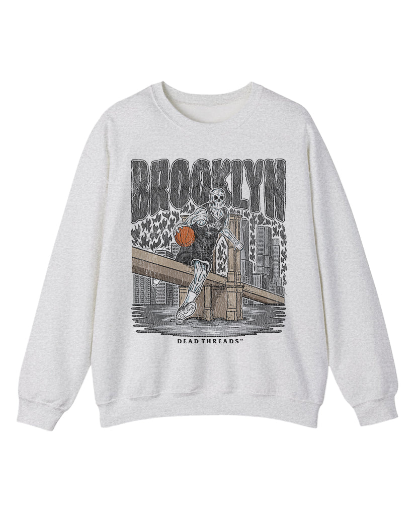 BROOKLYN BASKETBALL CREWNECK SWEATSHIRT