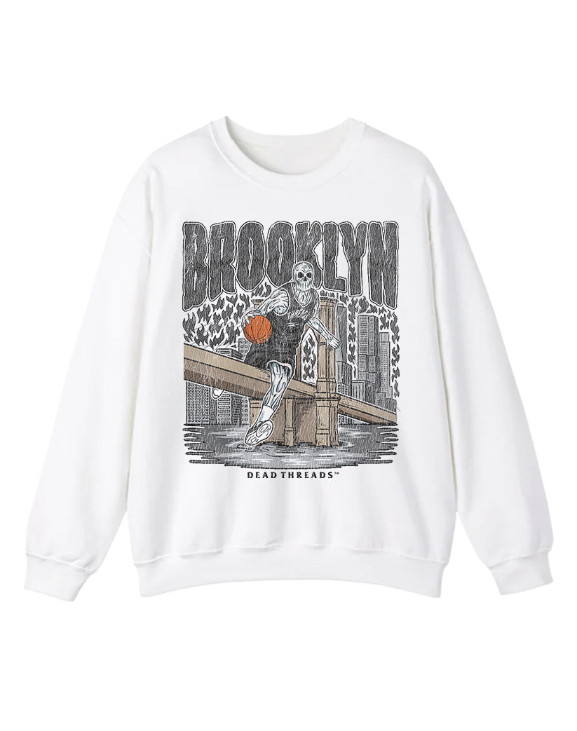 BROOKLYN BASKETBALL CREWNECK SWEATSHIRT