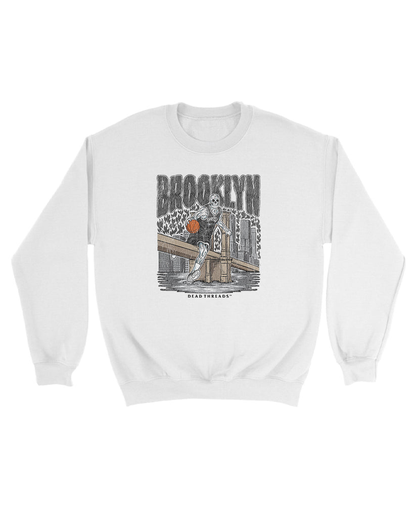 BROOKLYN BASKETBALL KIDS CREWNECK SWEATSHIRT