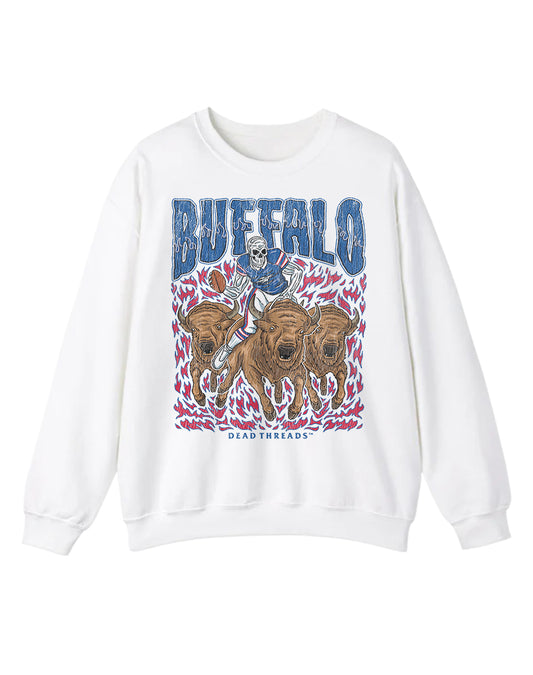 BUFFALO FOOTBALL v1 CREWNECK SWEATSHIRT