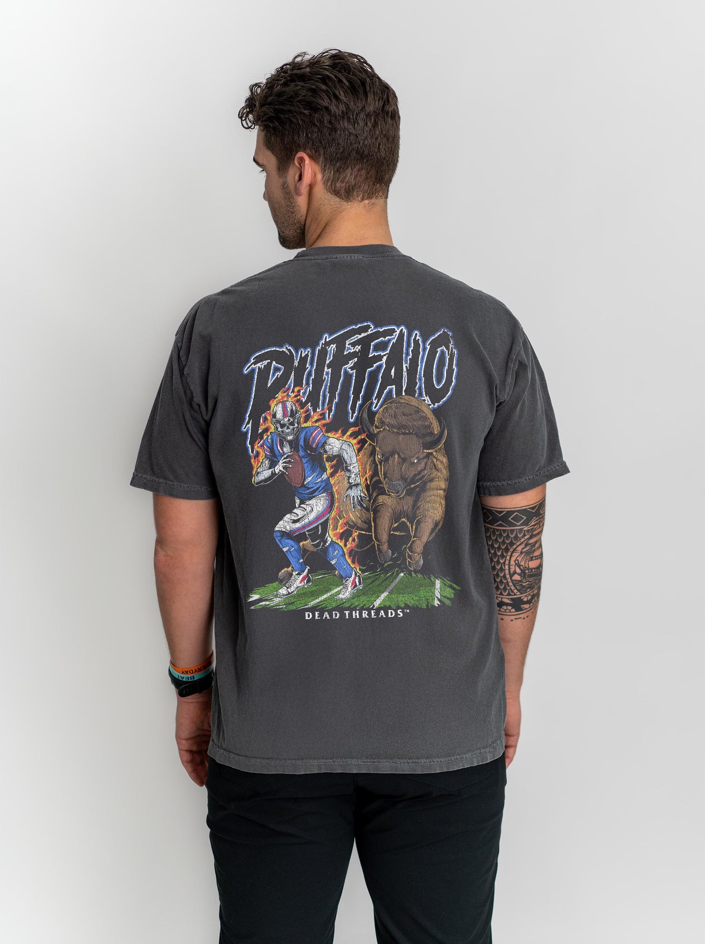 BUFFALO FOOTBALL v2 - “3 SKULL” PREMIUM T-SHIRT