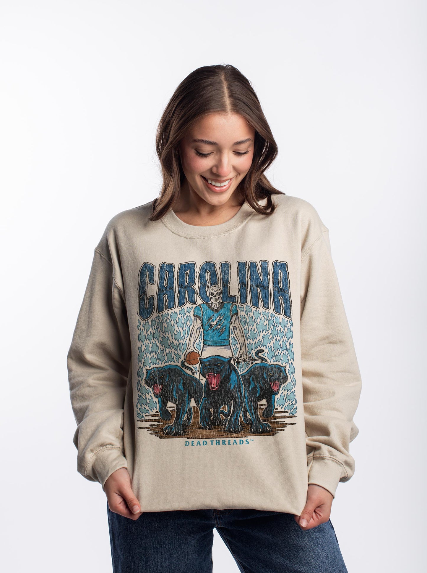 CAROLINA FOOTBALL CREWNECK SWEATSHIRT