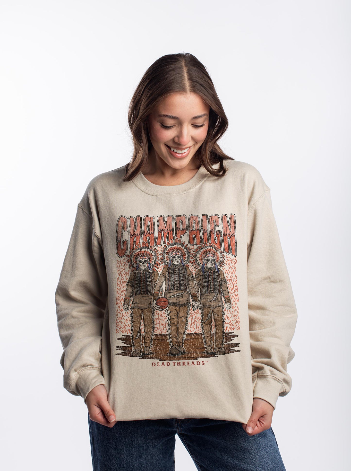 CHAMPAIGN BASKETBALL CREWNECK SWEATSHIRT