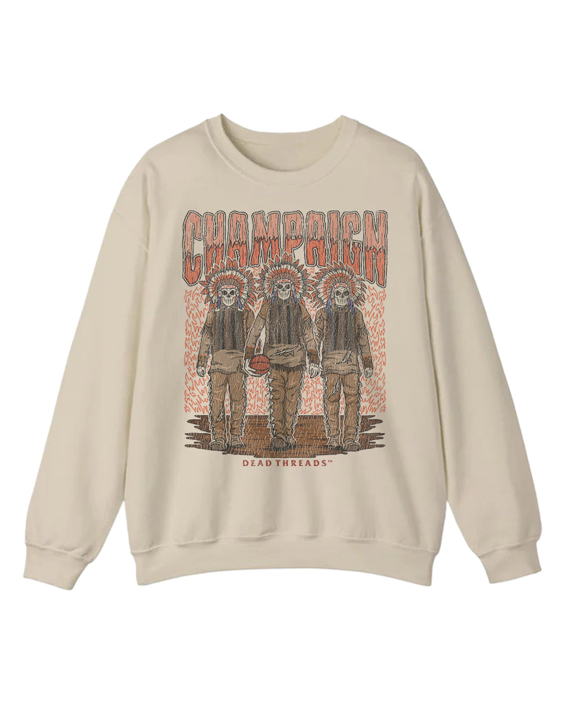 CHAMPAIGN BASKETBALL CREWNECK SWEATSHIRT