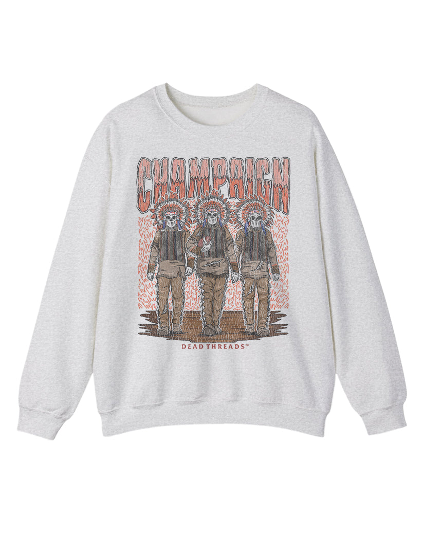 CHAMPAIGN FOOTBALL CREWNECK SWEATSHIRT