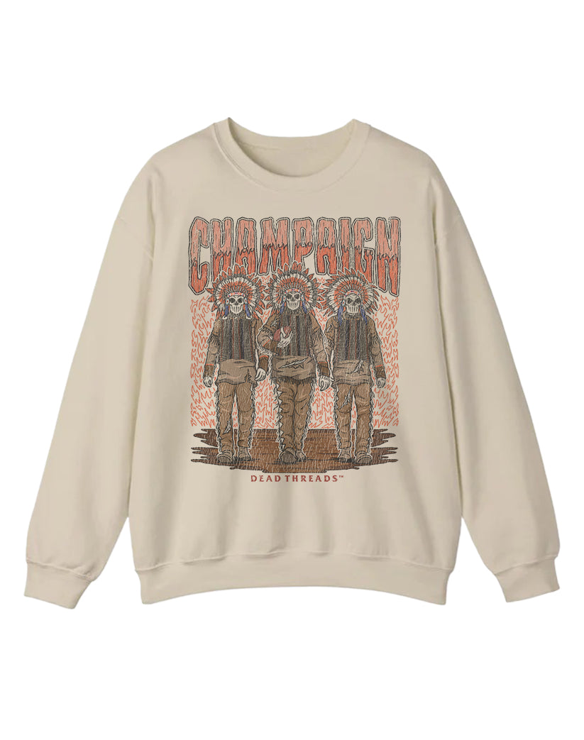 CHAMPAIGN FOOTBALL CREWNECK SWEATSHIRT
