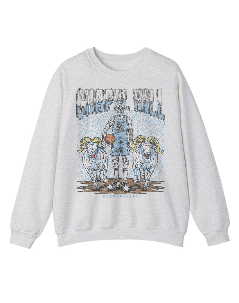 CHAPEL HILL BASKETBALL CREWNECK SWEATSHIRT