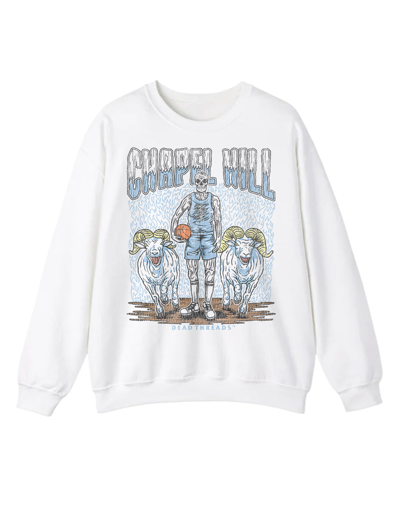 CHAPEL HILL BASKETBALL CREWNECK SWEATSHIRT