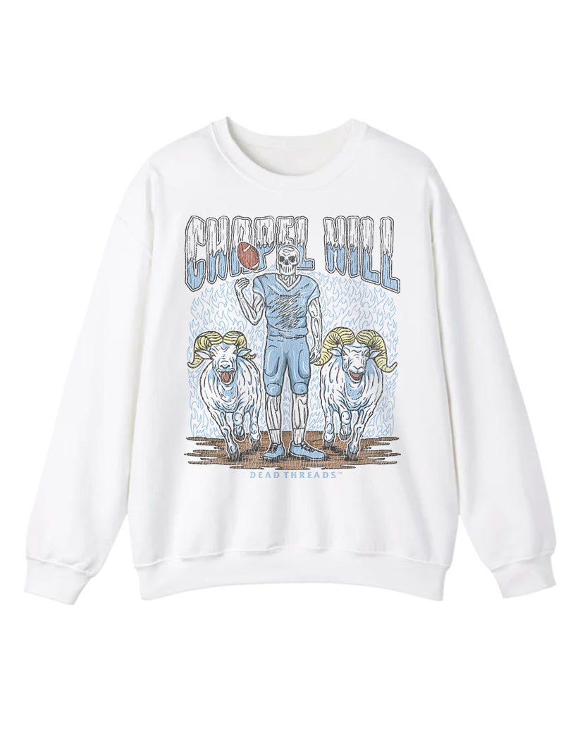 CHAPEL HILL FOOTBALL CREWNECK SWEATSHIRT